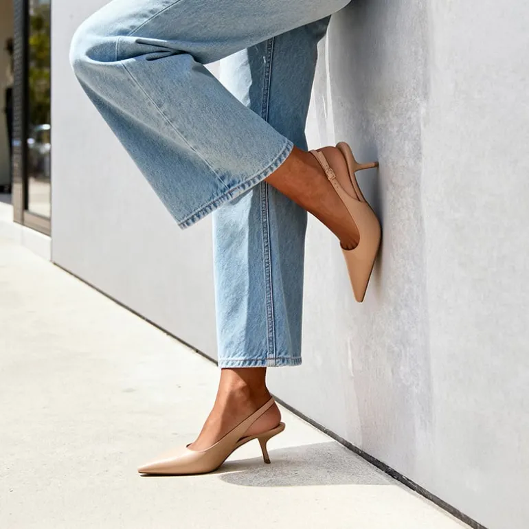 Women’s Pointed Toe Slingback Heels