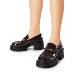 Women’s Preppy Y2K Chunky Heel Loafers