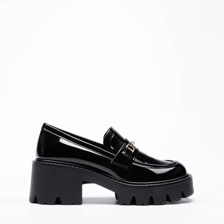 Women’s Preppy Y2K Chunky Heel Loafers