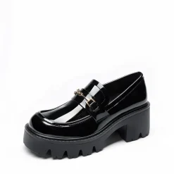 Women’s Preppy Y2K Chunky Heel Loafers