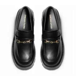 Women’s Preppy Y2K Chunky Heel Loafers