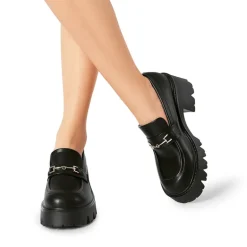 Women’s Preppy Y2K Chunky Heel Loafers