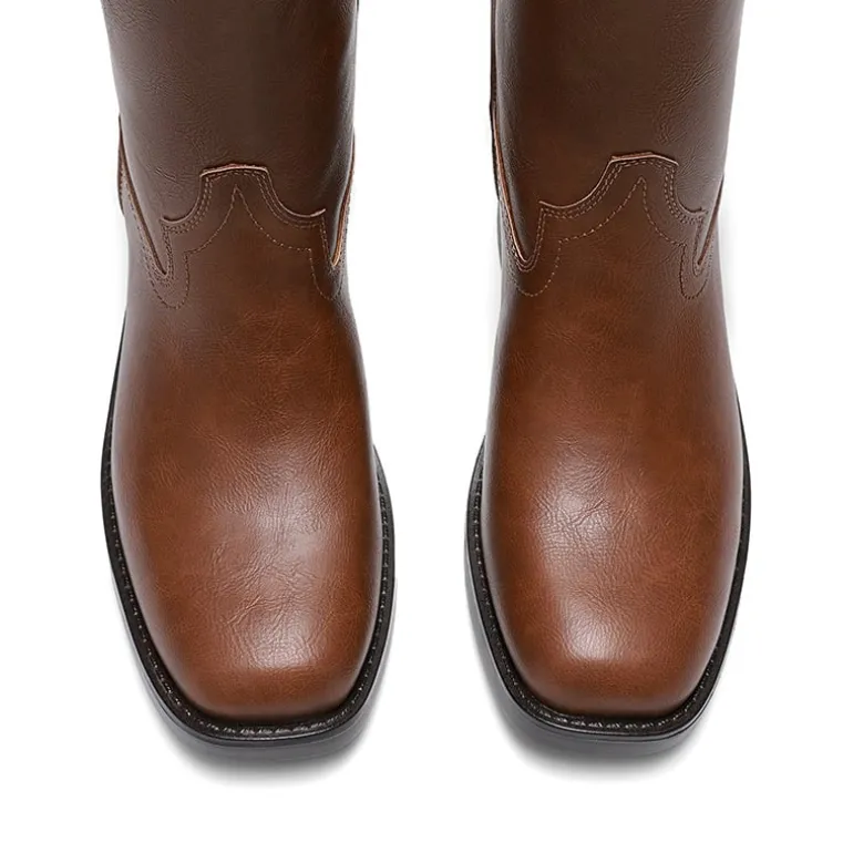 Women’s Retro Embroidered Tall Boots