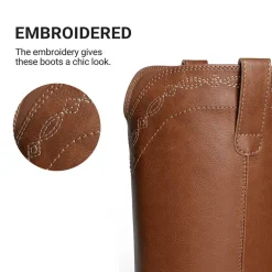 Women’s Retro Embroidered Tall Boots