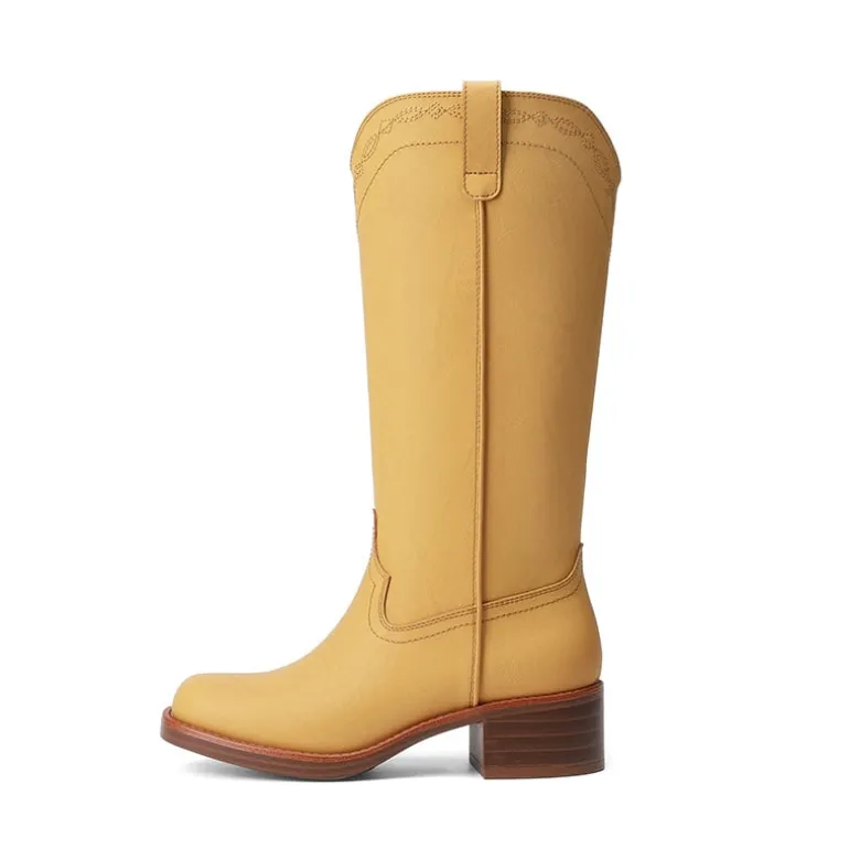 Women’s Retro Embroidered Tall Boots