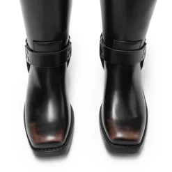 Women’s Retro Punk Moto Boots