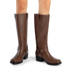 Women’s Retro Punk Moto Boots