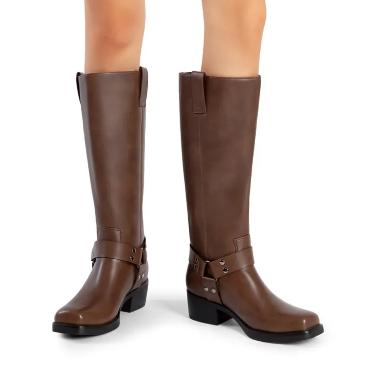 Women’s Retro Punk Moto Boots