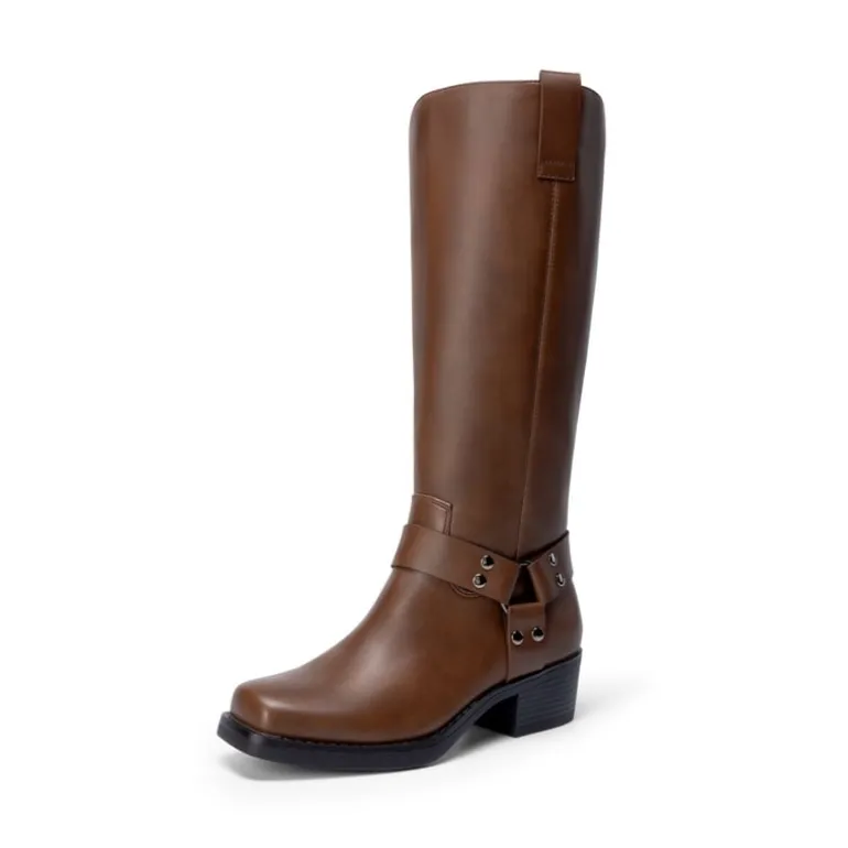 Women’s Retro Punk Moto Boots