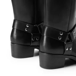 Women’s Retro Punk Moto Boots