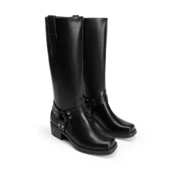 Women’s Retro Punk Moto Boots