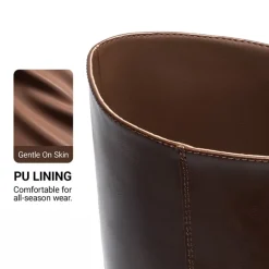 Women’s Retro Square Toe Block Heel Western Boots