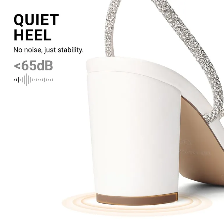 Women's Rhinestone Bow Block Heel Sandals