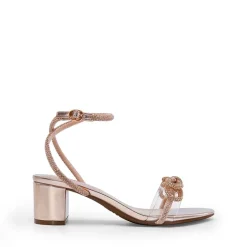 Women’s Rhinestone Bow Heeled Sandals