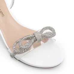 Women’s Rhinestone Bow Heeled Sandals