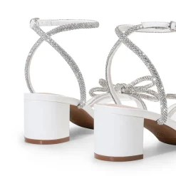 Women’s Rhinestone Bow Heeled Sandals
