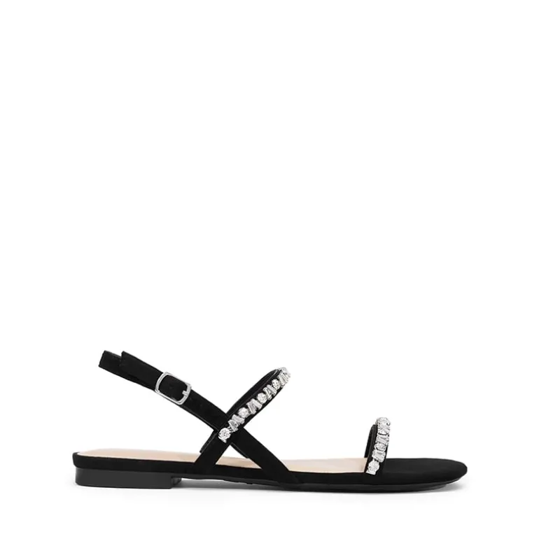 Women’s Rhinestone Flat Summer Sandals