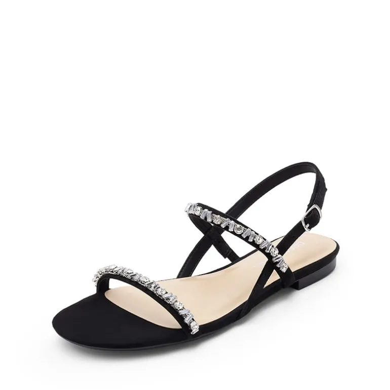 Women’s Rhinestone Flat Summer Sandals