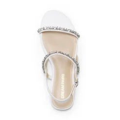 Women’s Rhinestone Flat Summer Sandals