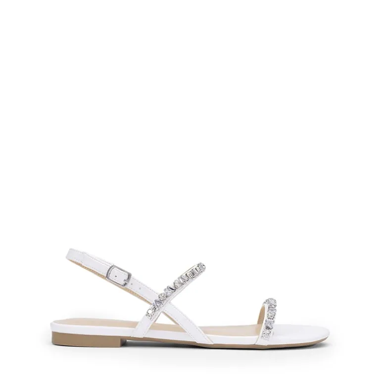 Women’s Rhinestone Flat Summer Sandals