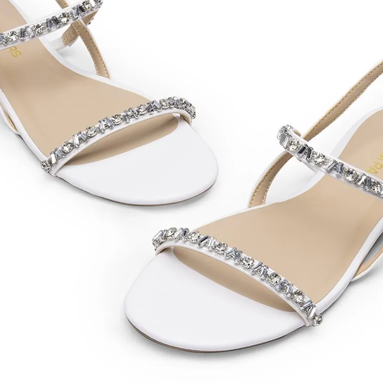 Women’s Rhinestone Flat Summer Sandals