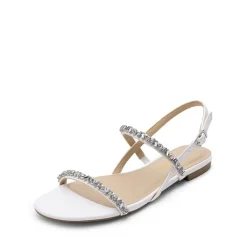 Women’s Rhinestone Flat Summer Sandals