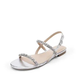 Women’s Rhinestone Flat Summer Sandals