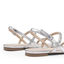 Women’s Rhinestone Flat Summer Sandals