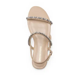 Women’s Rhinestone Flat Summer Sandals
