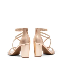 Women’s Rhinestone Heeled Sandals