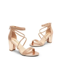 Women’s Rhinestone Heeled Sandals