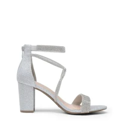 Women’s Rhinestone Heeled Sandals