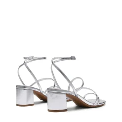 Women’s Rhinestone Strappy Block Heel Sandals