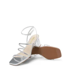 Women’s Rhinestone Strappy Block Heel Sandals