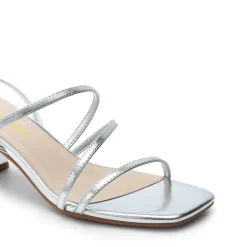 Women’s Rhinestone Strappy Block Heel Sandals