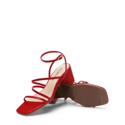 Women’s Rhinestone Strappy Block Heel Sandals
