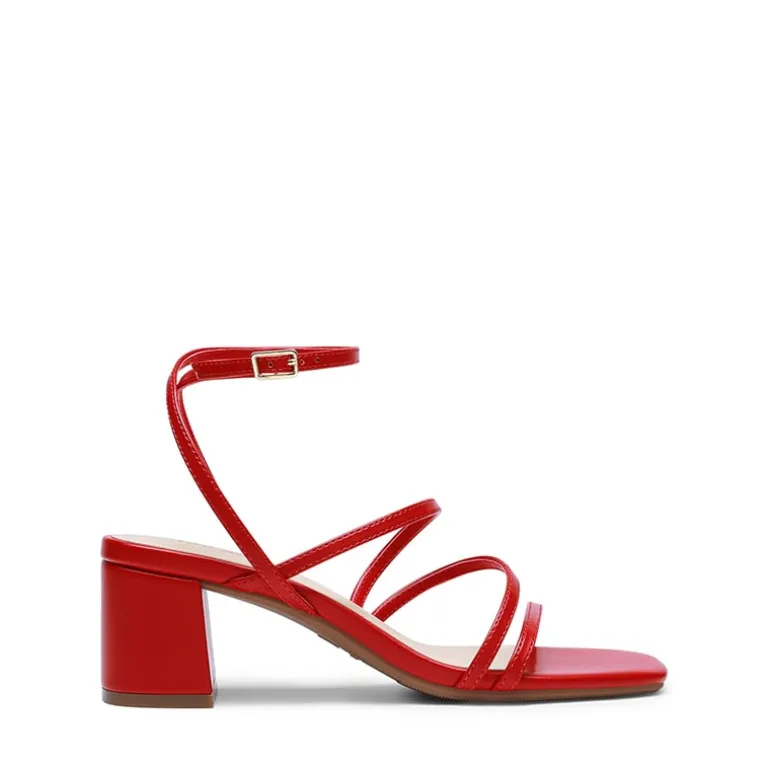 Women’s Rhinestone Strappy Block Heel Sandals