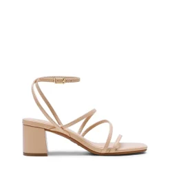 Women’s Rhinestone Strappy Block Heel Sandals