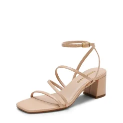 Women’s Rhinestone Strappy Block Heel Sandals