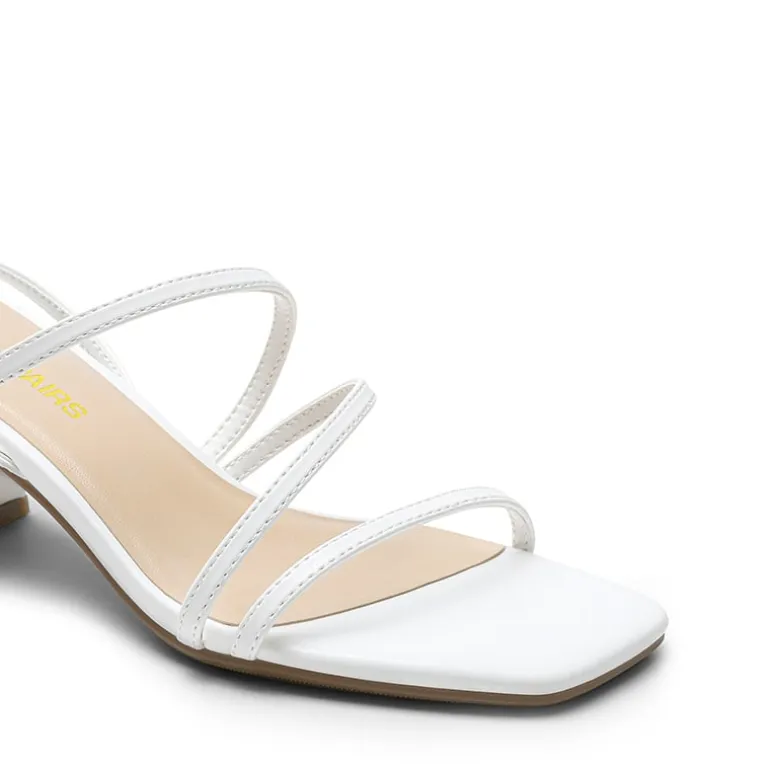 Women’s Rhinestone Strappy Block Heel Sandals