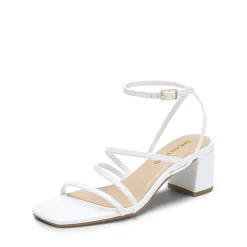 Women’s Rhinestone Strappy Block Heel Sandals