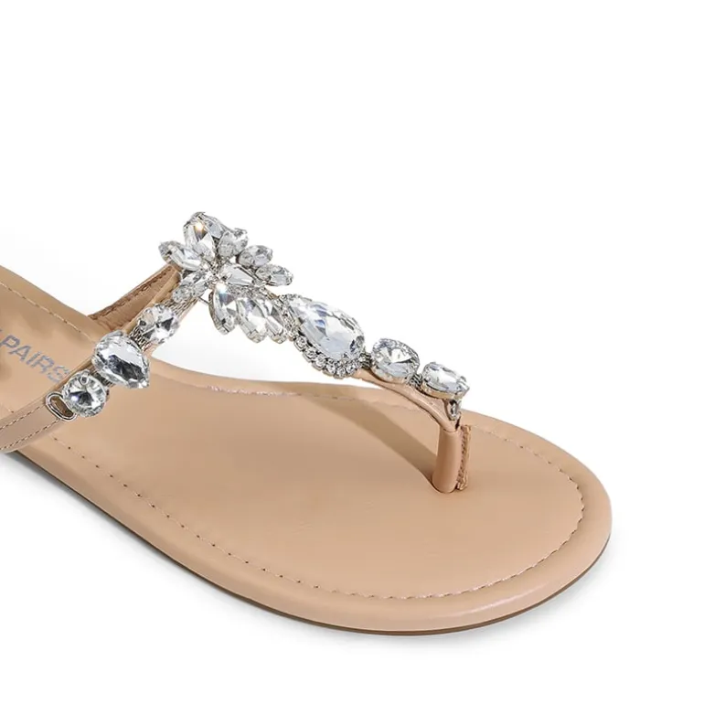 Women’s Rhinestone Thong Flip-Flop Sandals