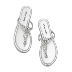 Women’s Rhinestone Thong Flip-Flop Sandals