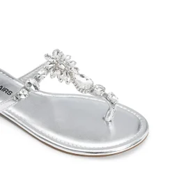 Women’s Rhinestone Thong Flip-Flop Sandals