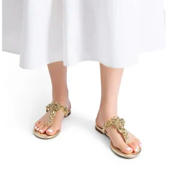 Women’s Rhinestone Thong Flip-Flop Sandals