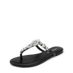 Women’s Rhinestone Thong Flip-Flop Sandals