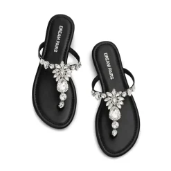 Women’s Rhinestone Thong Flip-Flop Sandals