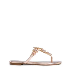 Women’s Rhinestone Thong Flip-Flop Sandals