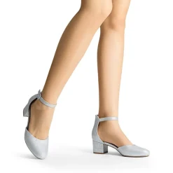 Women’s Round-Toe D’Orsay Block Heel Pumps