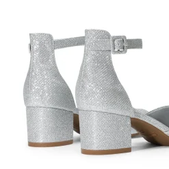Women’s Round-Toe D’Orsay Block Heel Pumps